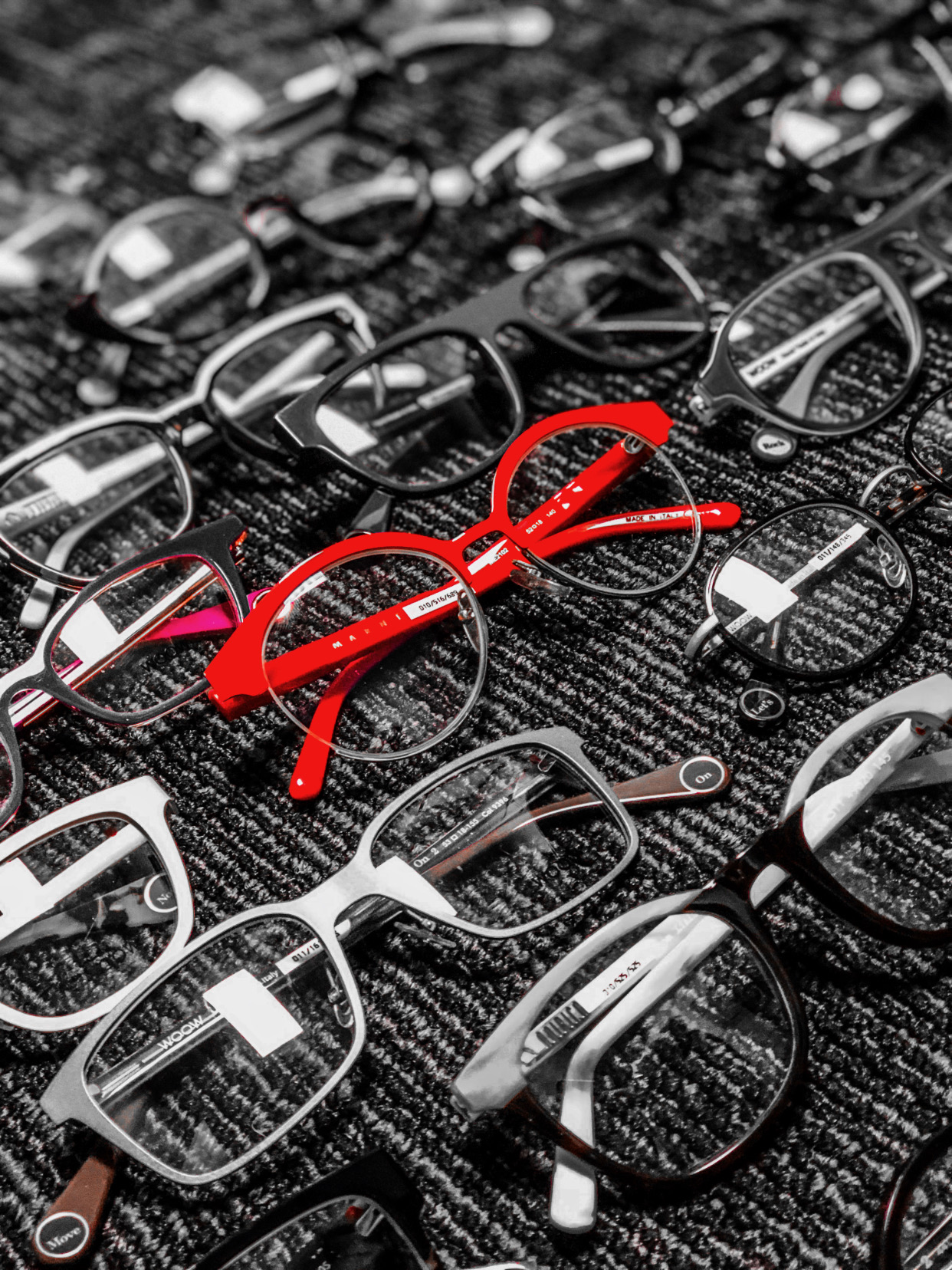 2019 Annual Garage Sale Collage of Eyewear.